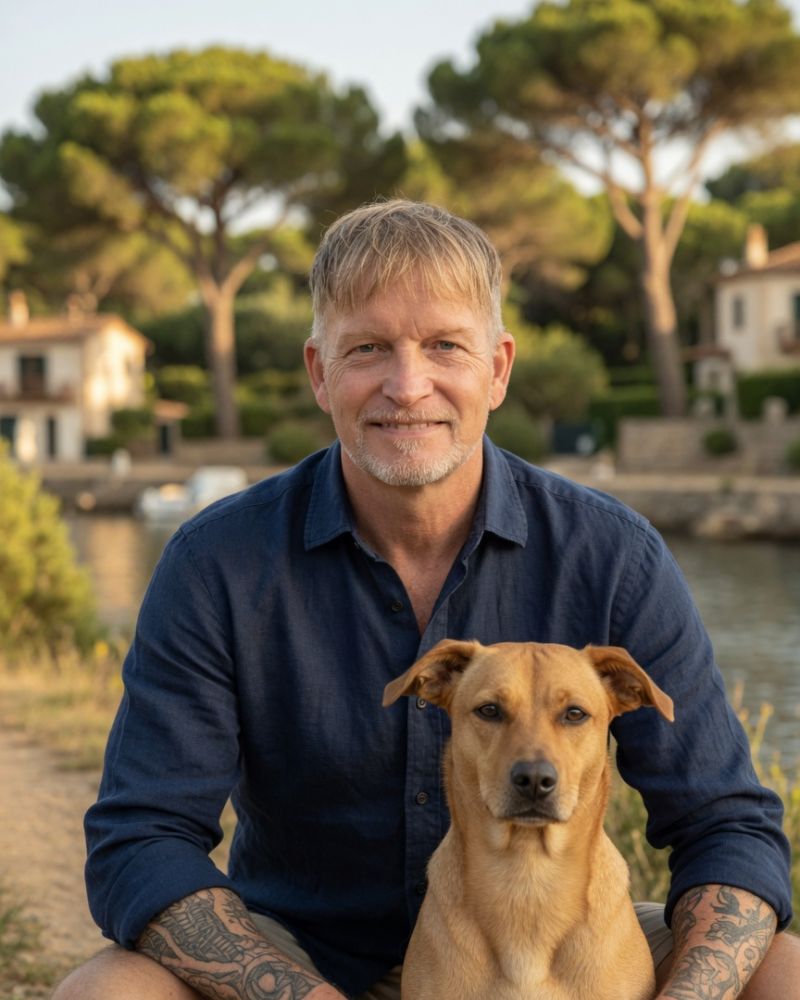 Ansprechpartner für Hundeservice mit einem Hund im Freien